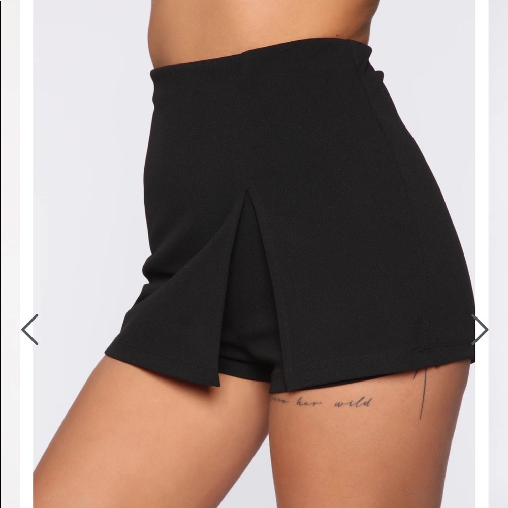Black fashion nova skort size XL